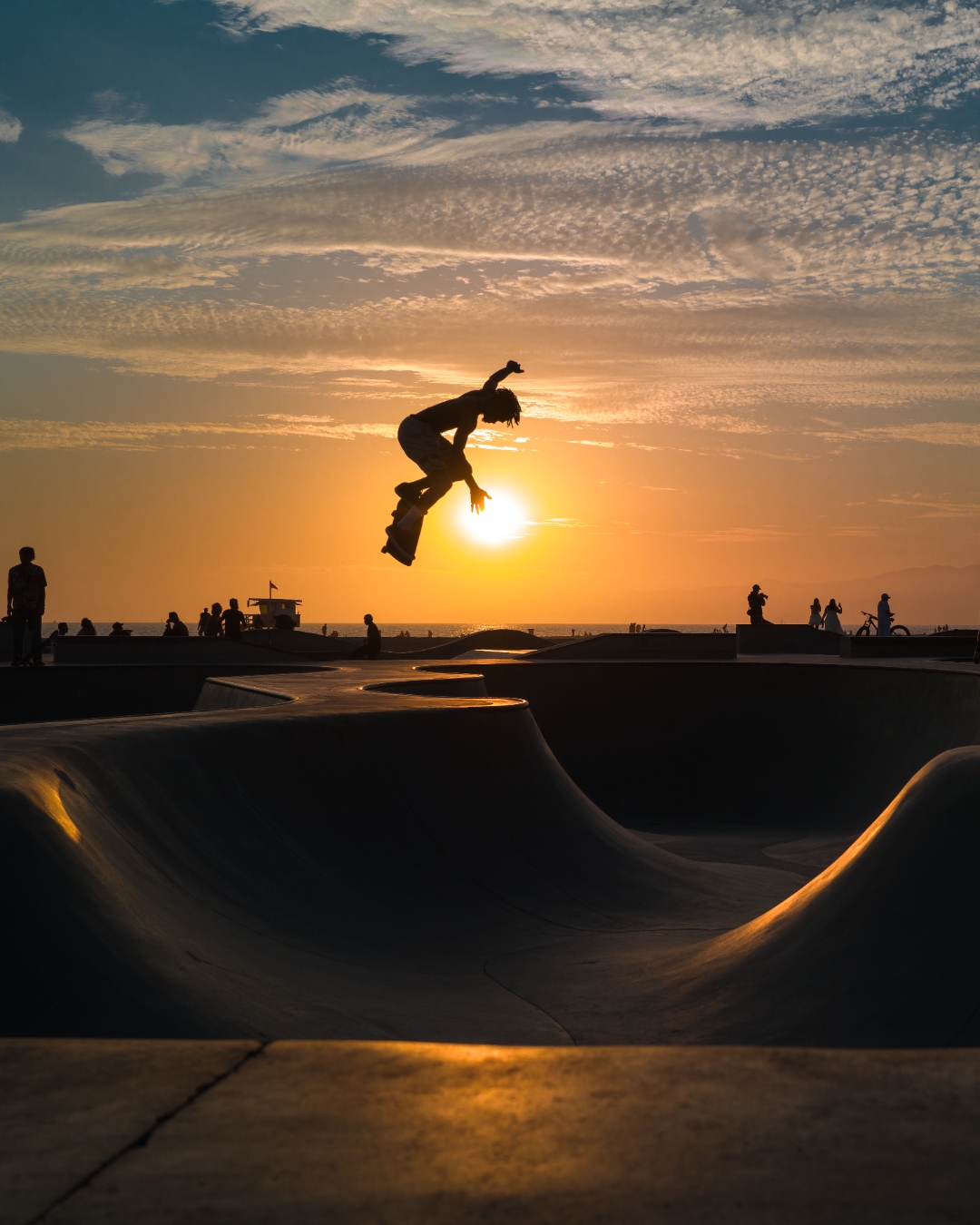 Kris Rose — Venice Beach Skatepark sunset photography